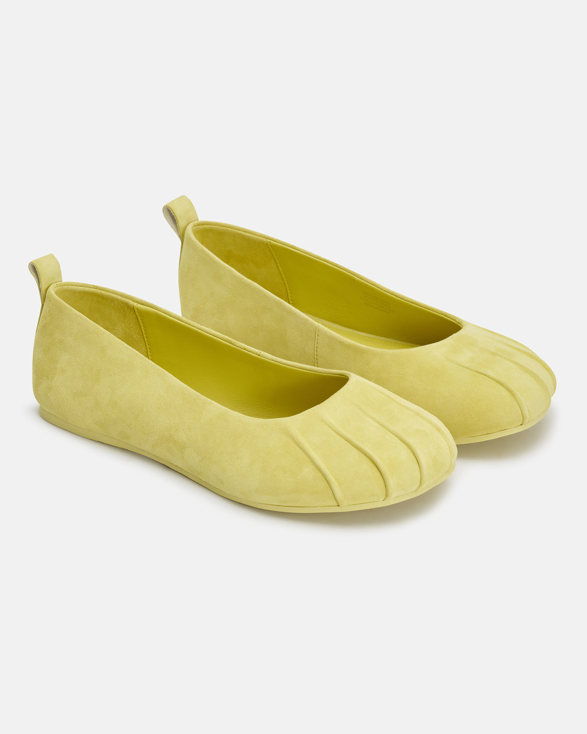 NIXIE BAREFOOT FLAT - YELLOW SUEDE