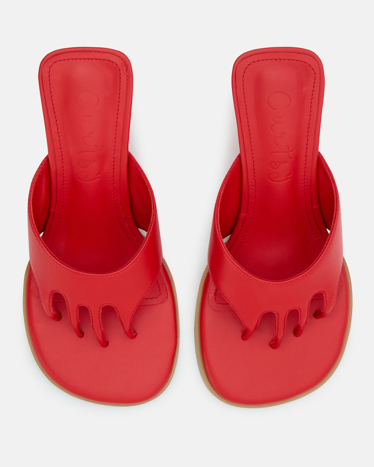 TOE POST WEDGE RED