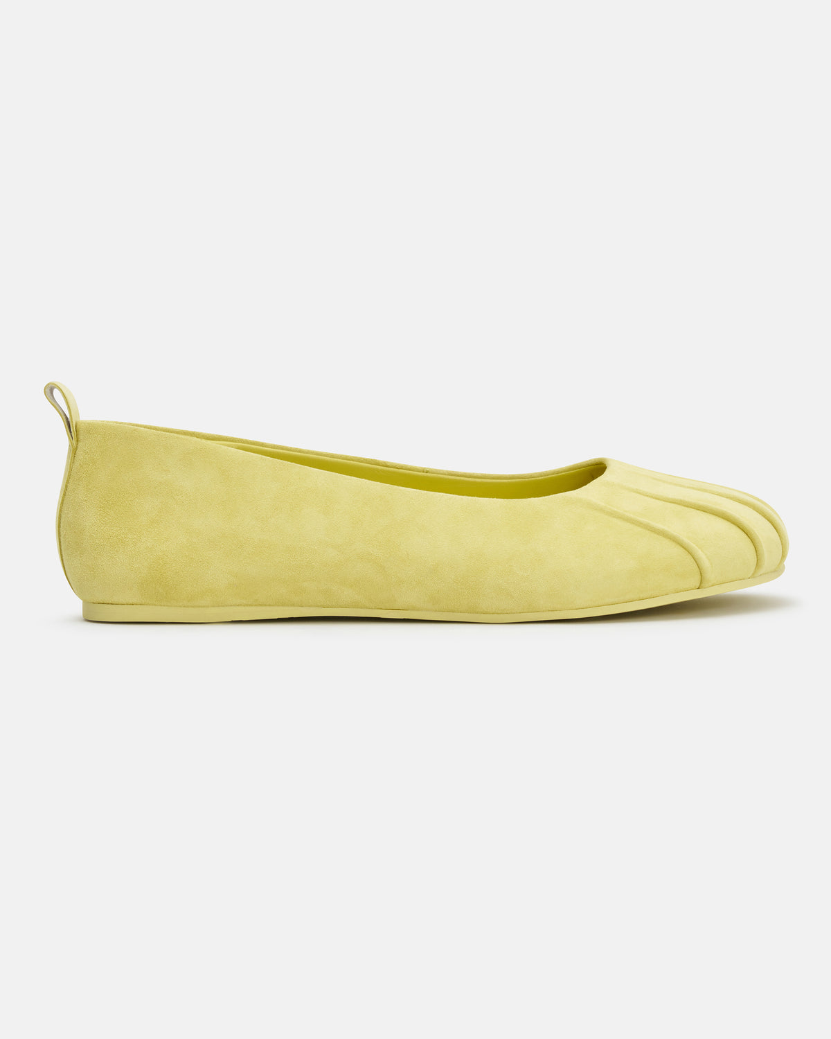 NIXIE BAREFOOT FLAT - YELLOW SUEDE
